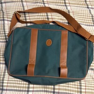 Stylish Green and Brown Men's Bag